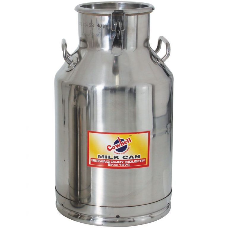 Milk Can Stainless Cowbell L Sealable Farmshop Australia