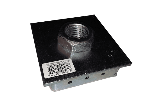 Adjustable Stump Plate “Ezy-Fix” M30 90mmx90mm
