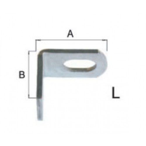L Cleat 13mm x 20mm Hole