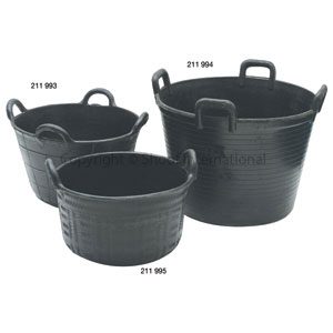 Feed Tub Recycled Rubber 80L 4-handle