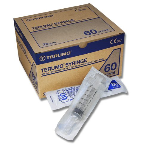 Terumo Disposable Syringe 60ml Catheter Tip – Single Buy