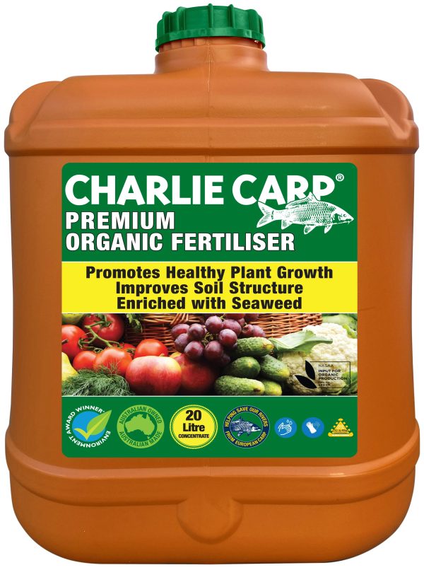 Charlie Carp Certified Premium Organic and Seaweed Fertiliser 20L Concentrate