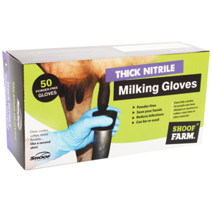 Milking Gloves Thick Nitrile Medium/50