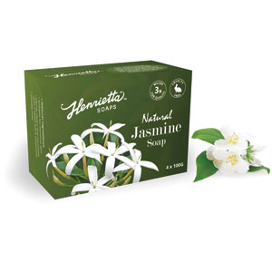 Henrietta Oatmeal Soap Jasmine 4pk