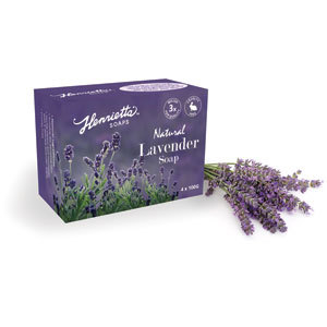 Henrietta Oatmeal Soap Lavender 4pk