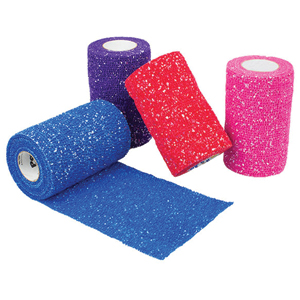 Bandage Cohesive Glitter 5cm Blue each