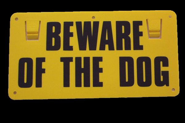 Sign – BEWARE OF DOG