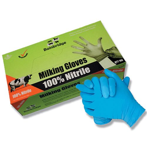 Milking Gloves Nitrile Medium