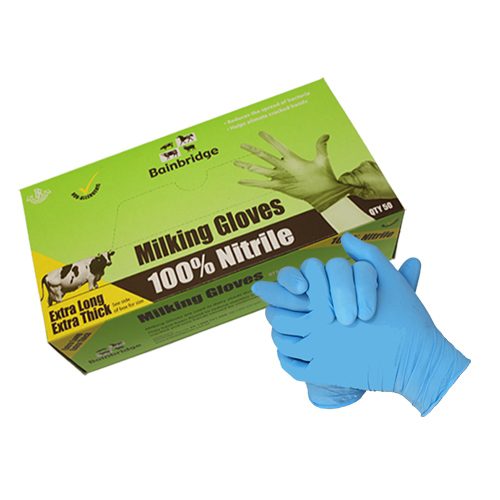 Milking Gloves Long & Thick Medium