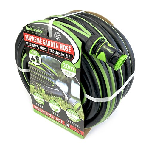 Supreme Garden Hose with Fittings – 18mm x 20m