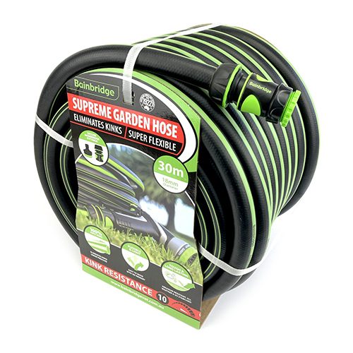 Supreme Garden Hose with Fittings – 18mm x 30m