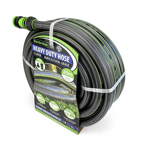 Agricultural Garden Hose with Fittings – 18mm x 20m