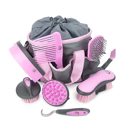 Grooming Kit – Grey/Pink